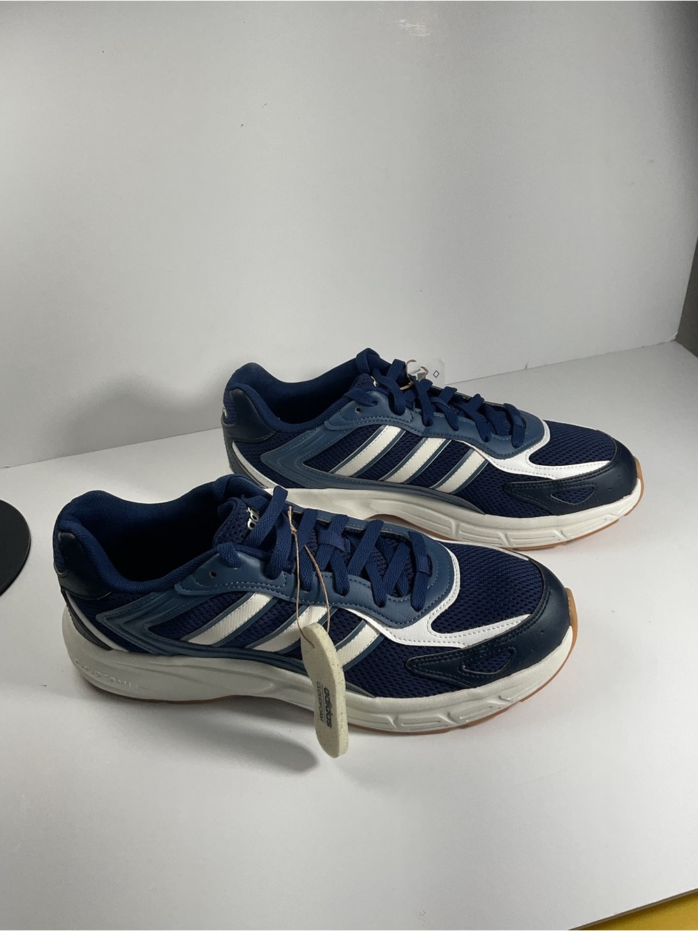 Adidas Cloudfoam Men’s Running Shoes Size 10.5 Blue White New Without Box - Picture 3 of 11